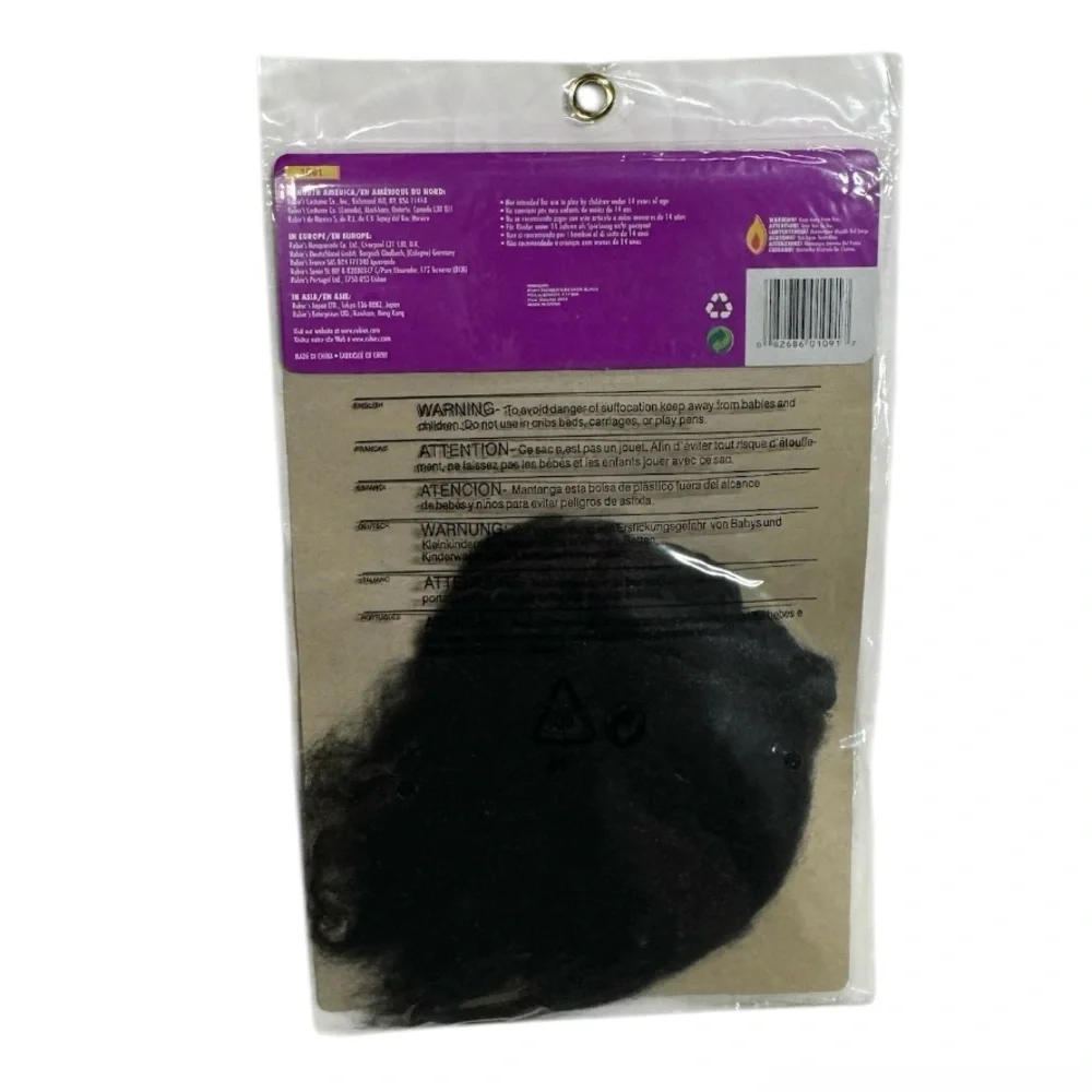 Rubie’s black colored farmer’s beard with elastic band brand new in packaging! - Picture 5 of 6